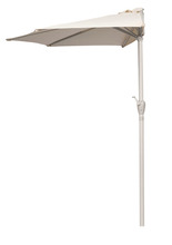 Altanparasol m/krank sandgrå B270 x D135 x H234 cm 